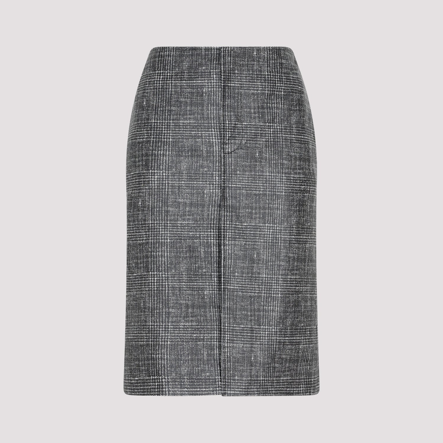 Bottega Veneta Bottega Veneta Printed Leather Midi Skirt