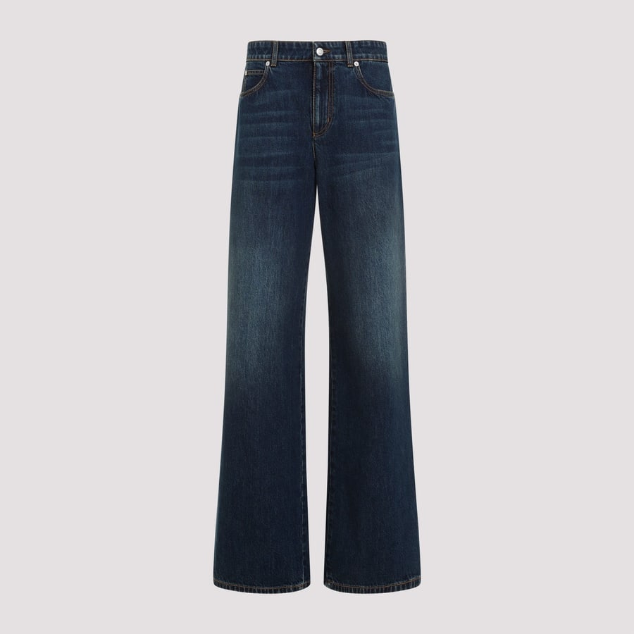 Alexander McQueen Alexander McQueen Cotton Jeans, view 3