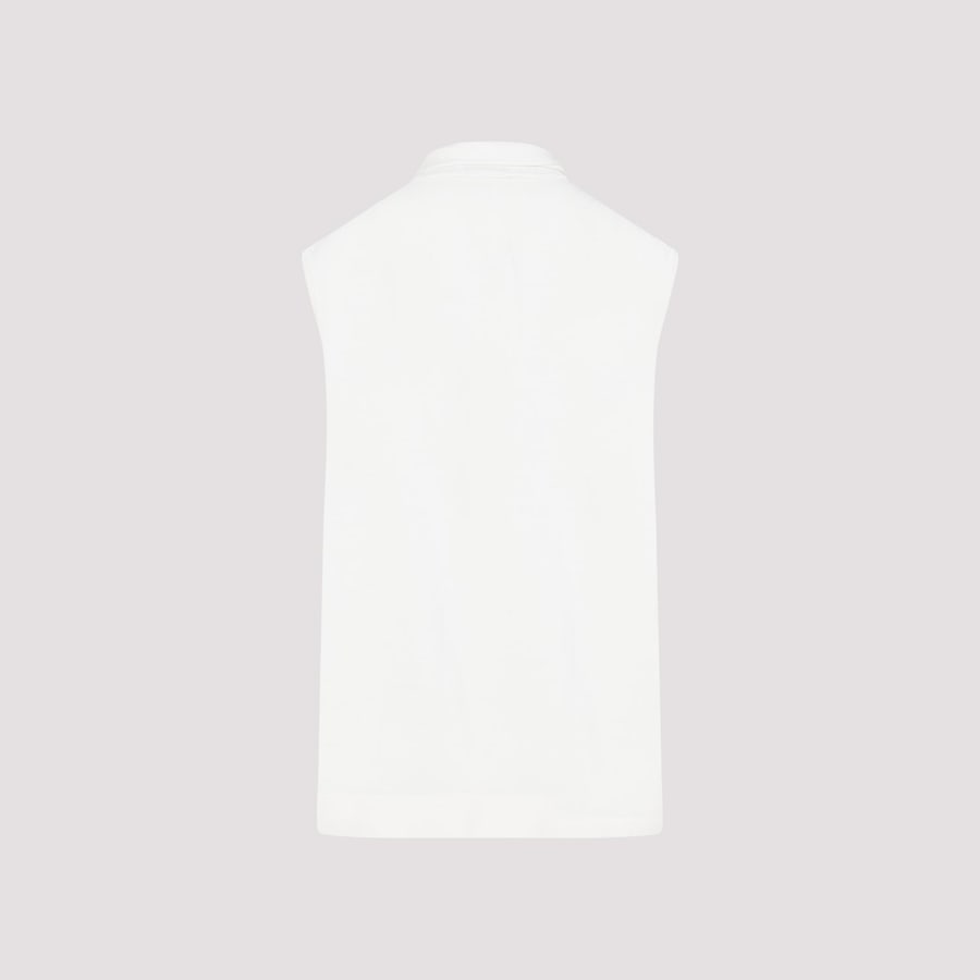 Jil Sander Jil Sander Draped Knitted Tank Top, view 4