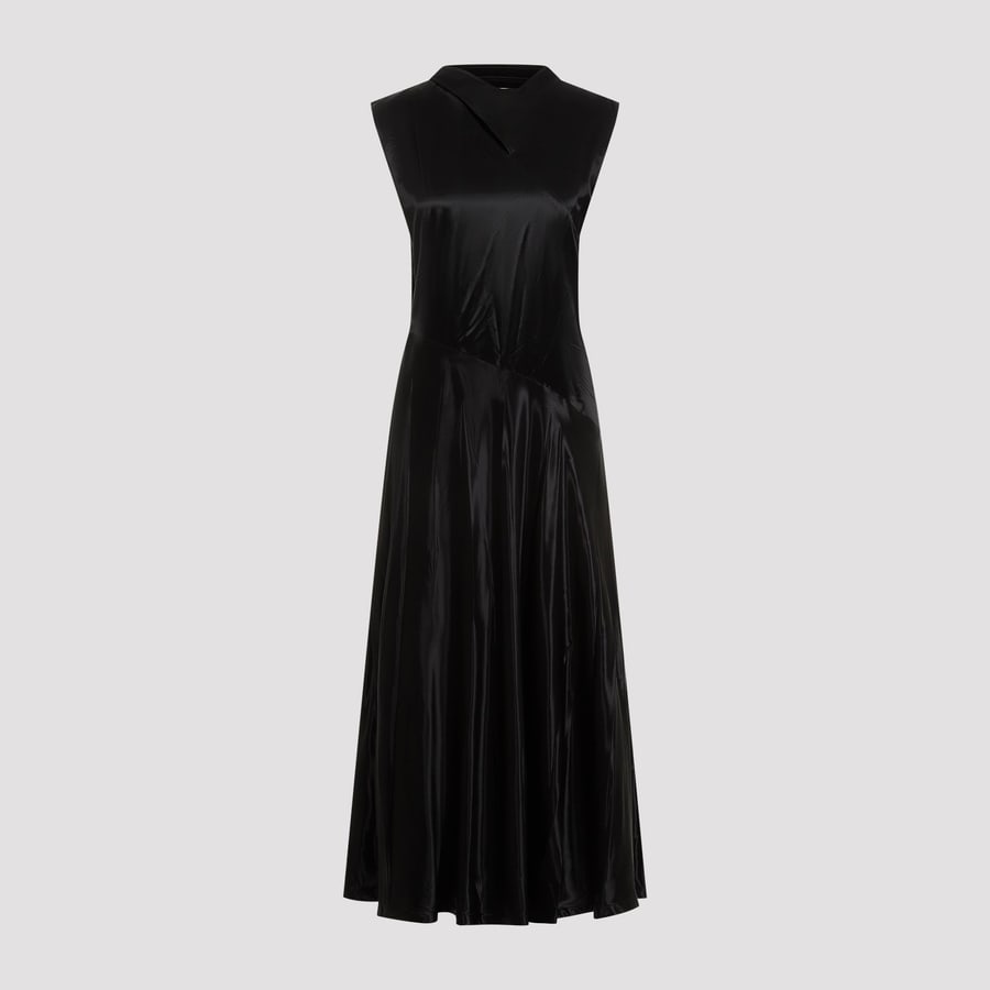 Jil Sander Jil Sander Cupro Long Dress, view 3