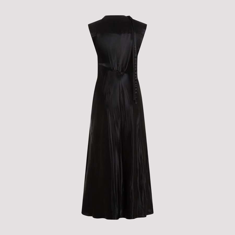 Jil Sander Jil Sander Cupro Long Dress, view 4