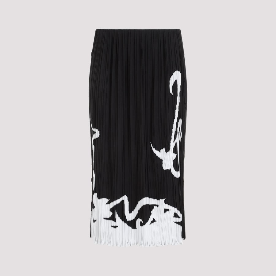 LANVIN Lanvin Pleated Long Skirt, view 3