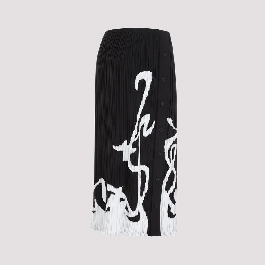 LANVIN Lanvin Pleated Long Skirt, view 5