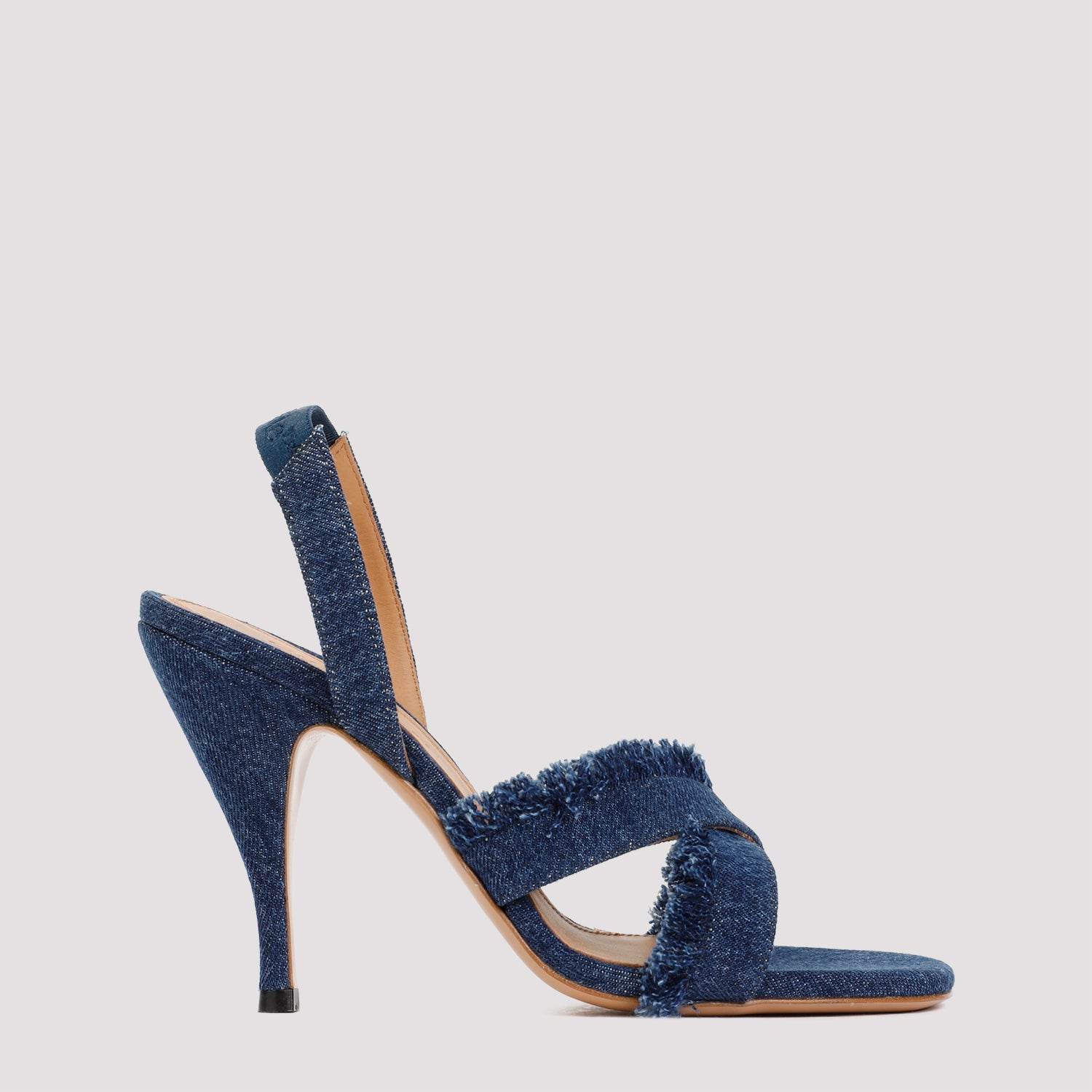 Off-White Off White Curvy Heel Denim Sandal