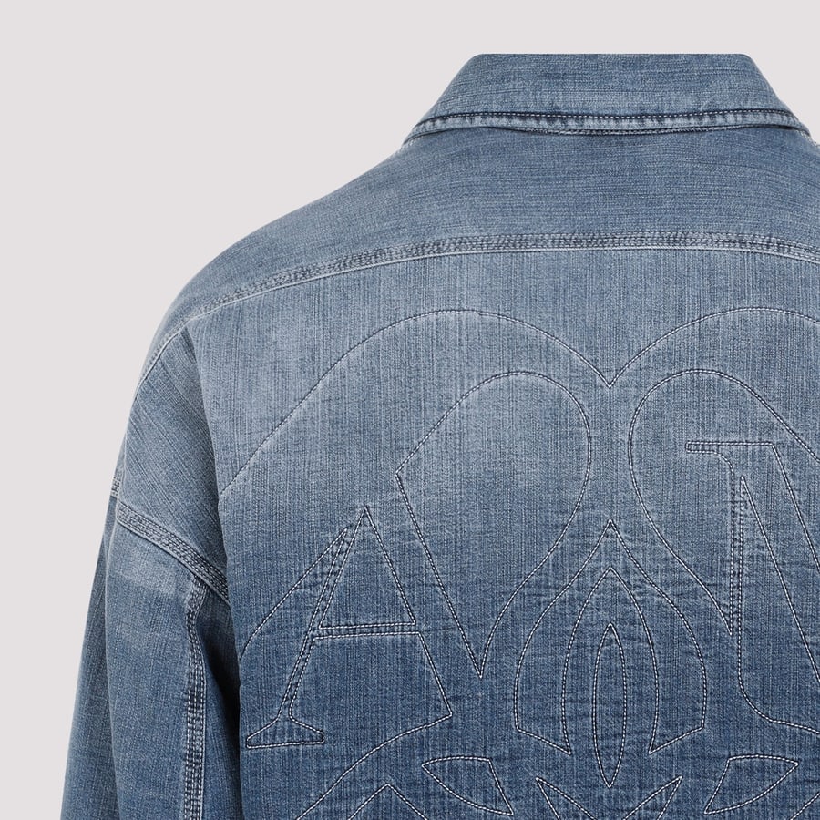 Alexander McQueen Alexander McQueen Quilted Denim Shirt, view 5
