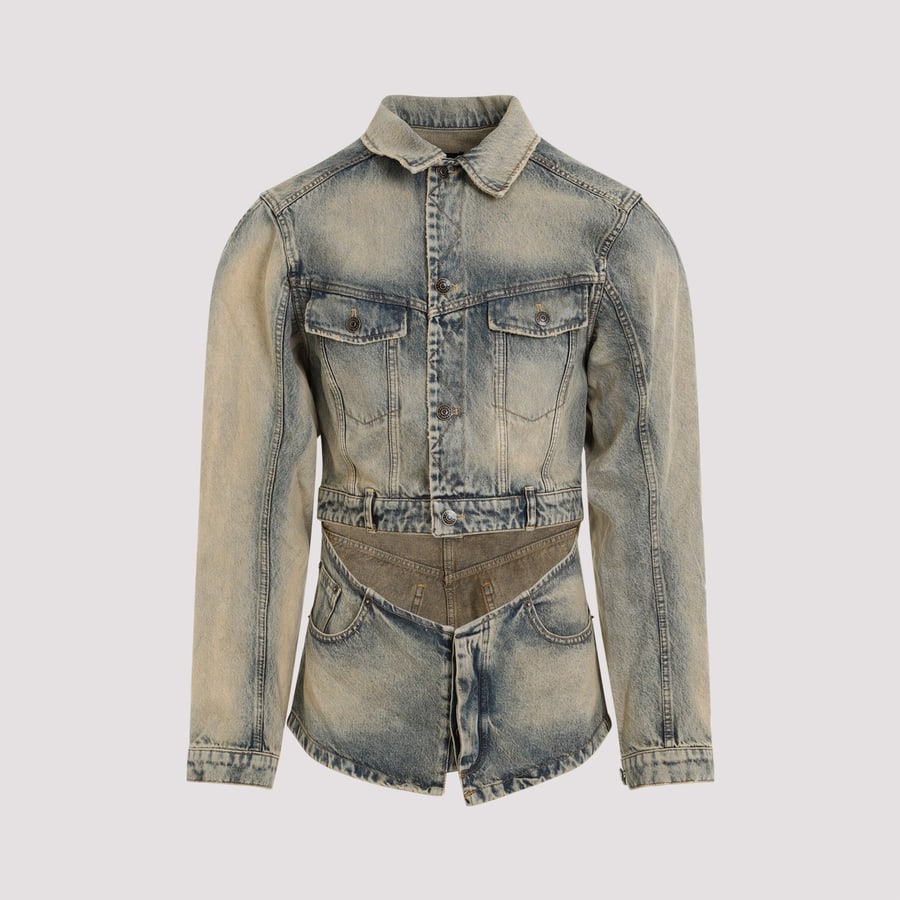 EGONLAB Egonlab Cutout Denim Jacket