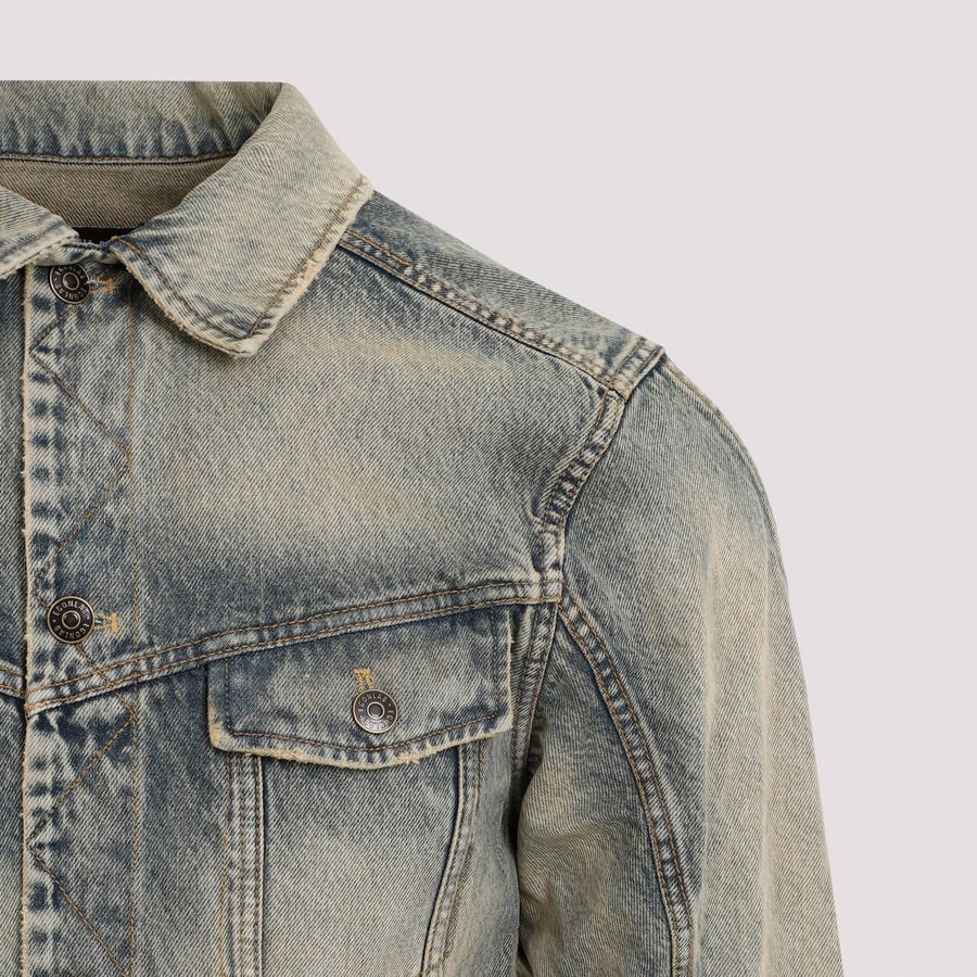 EGONLAB Egonlab Cutout Denim Jacket, view 5