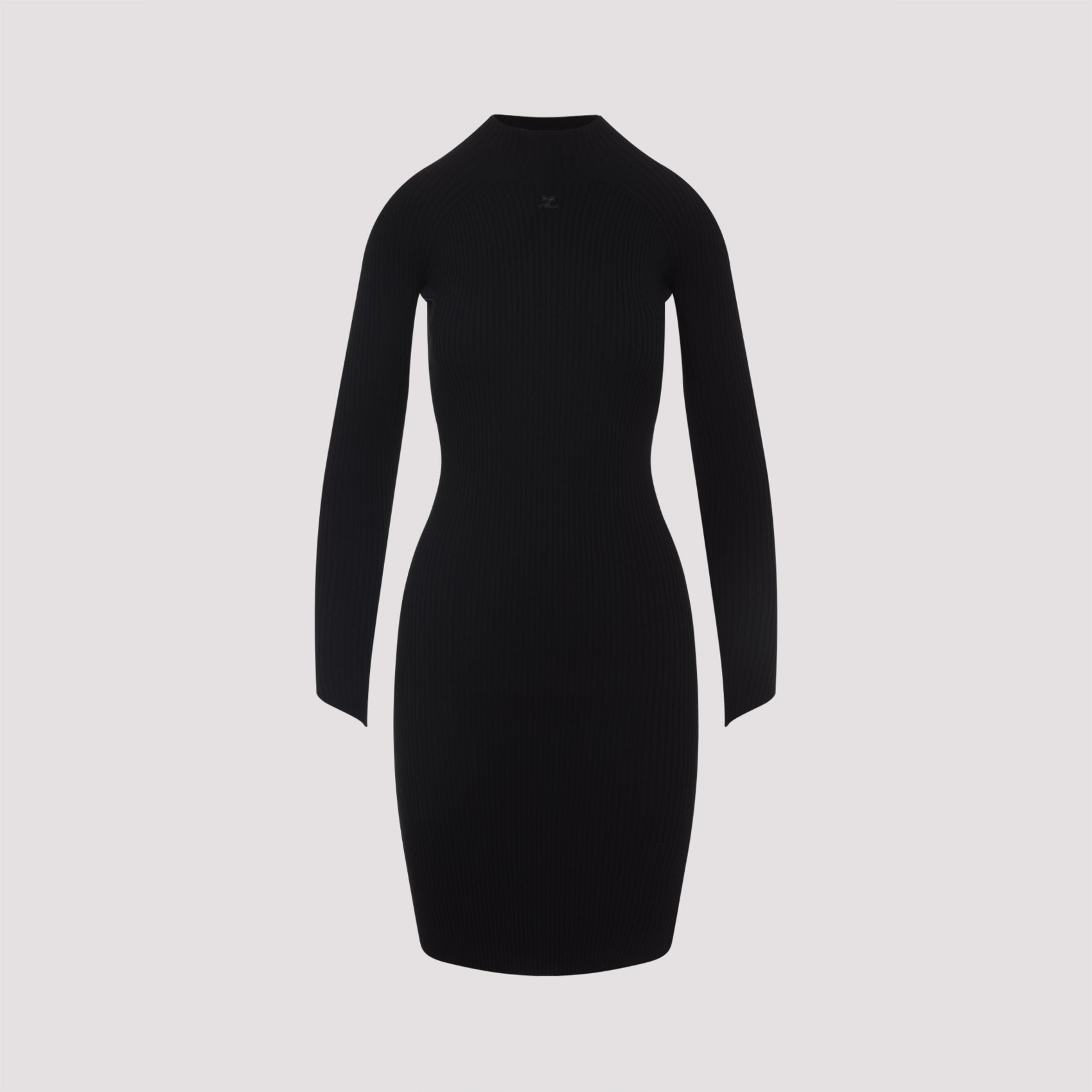 COURREGES Courreges Circle Rib Mini Dress