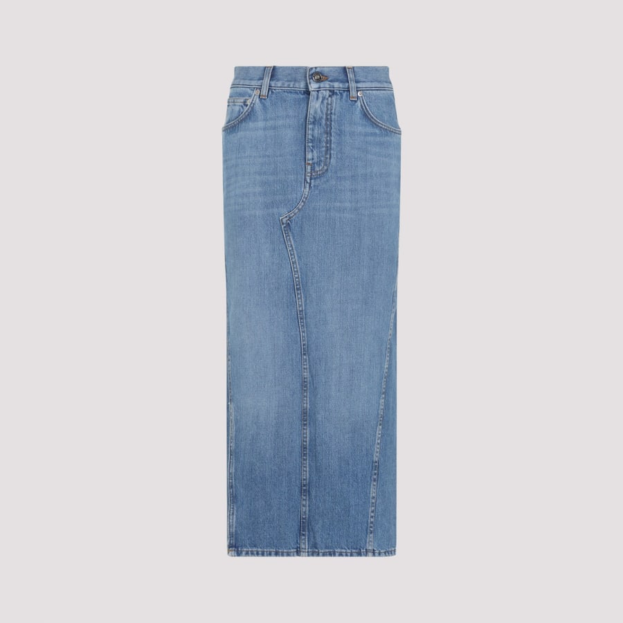 Givenchy Givenchy Cotton Midi Skirt, view 3