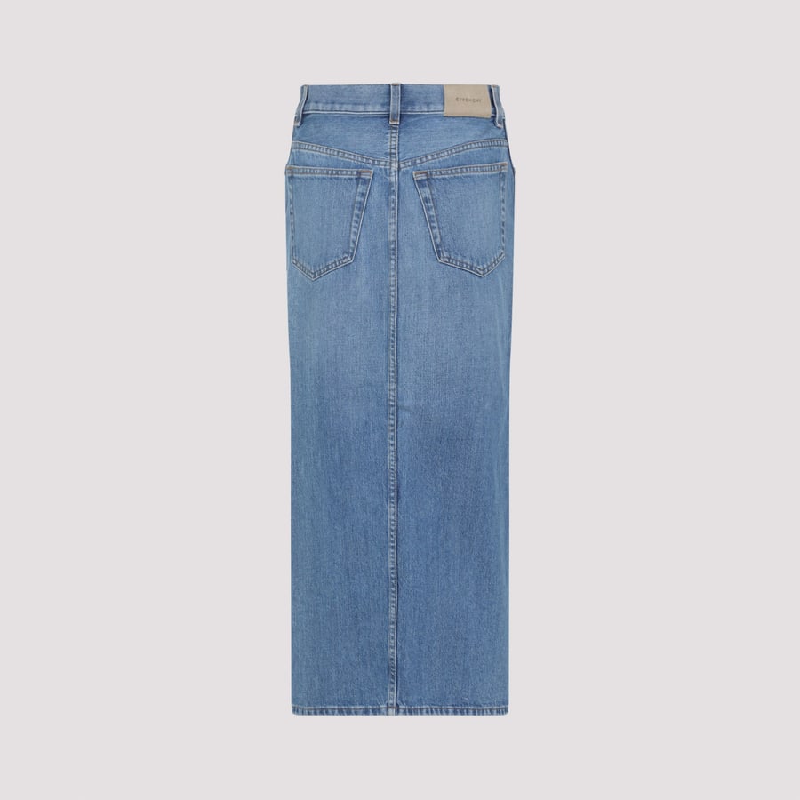 Givenchy Givenchy Cotton Midi Skirt, view 4