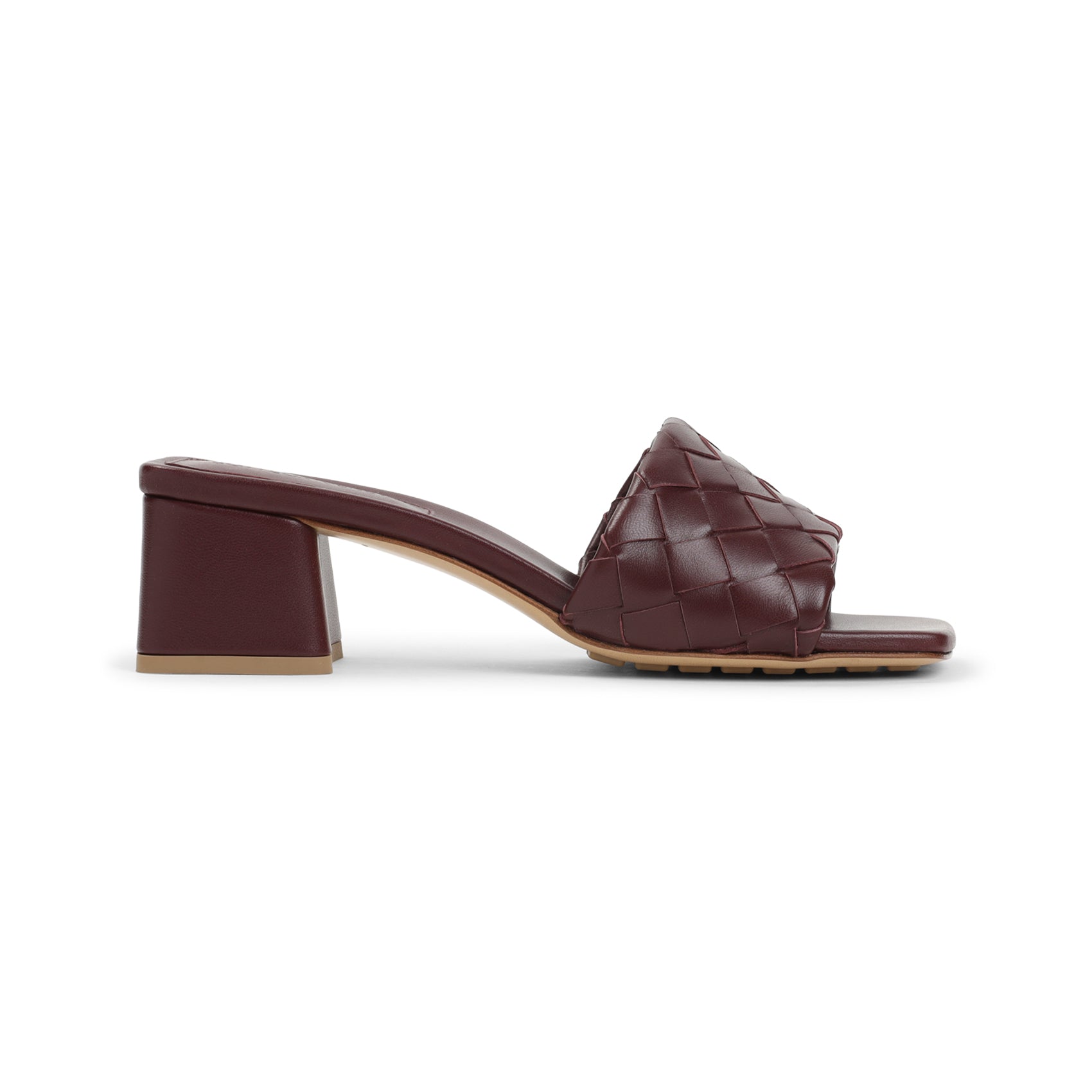 Bottega Veneta Bottega Veneta Kitten Heel Mule Sandal, view 2