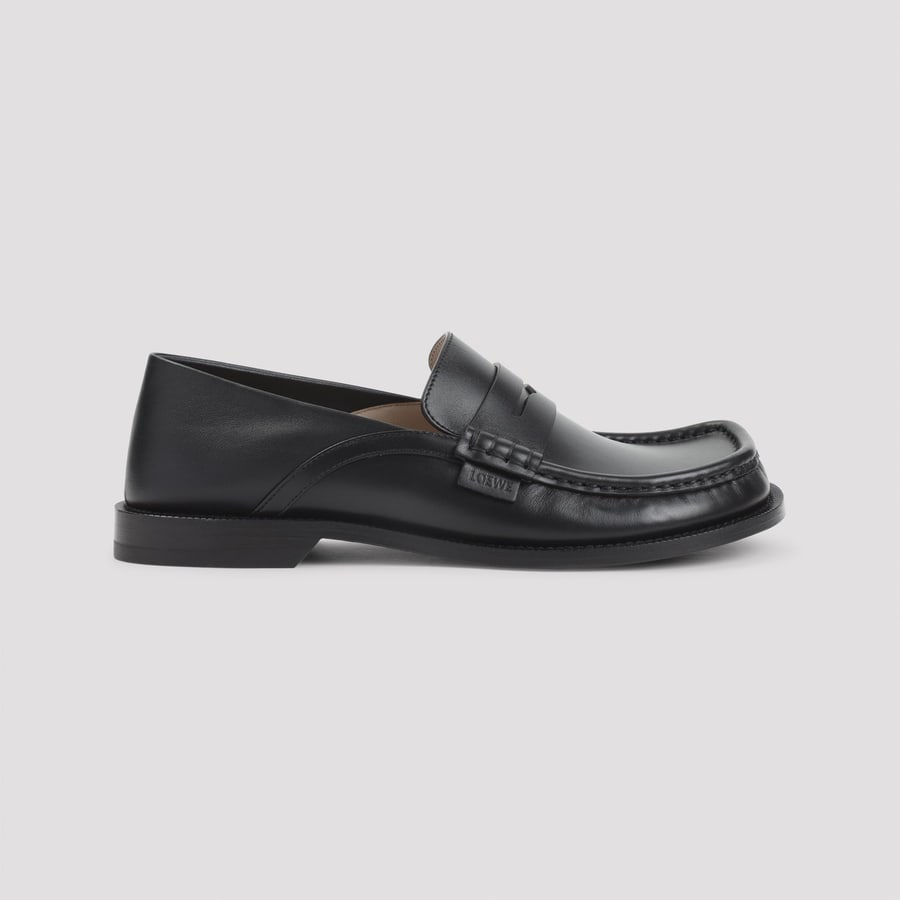 Loewe Loewe Campo Flap Back Loafers, view 3