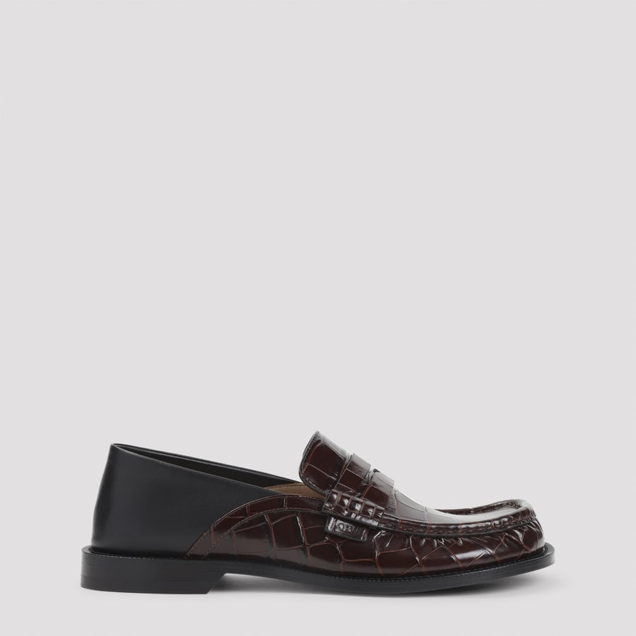 Loewe Loewe Campo Flap Back Loafers
