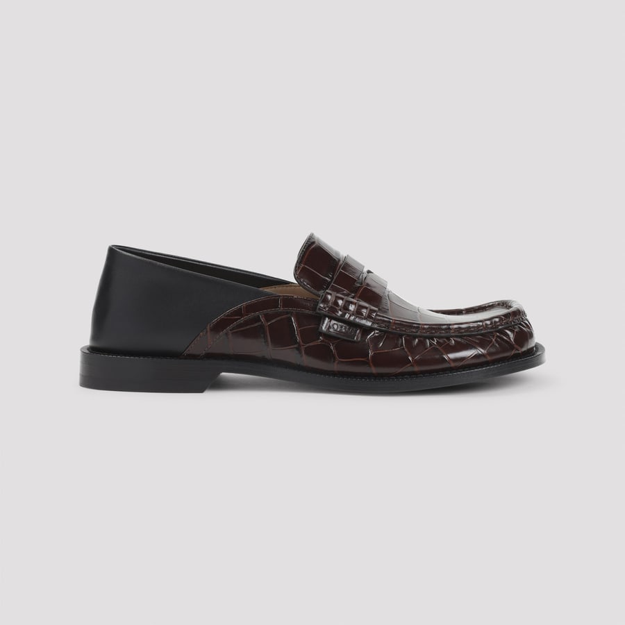 Loewe Loewe Campo Flap Back Loafers, view 3