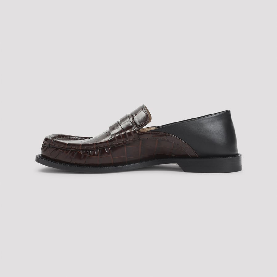 Loewe Loewe Campo Flap Back Loafers, view 4