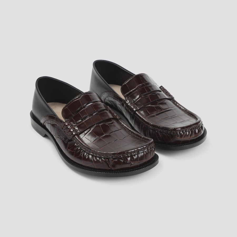 Loewe Loewe Campo Flap Back Loafers, view 5