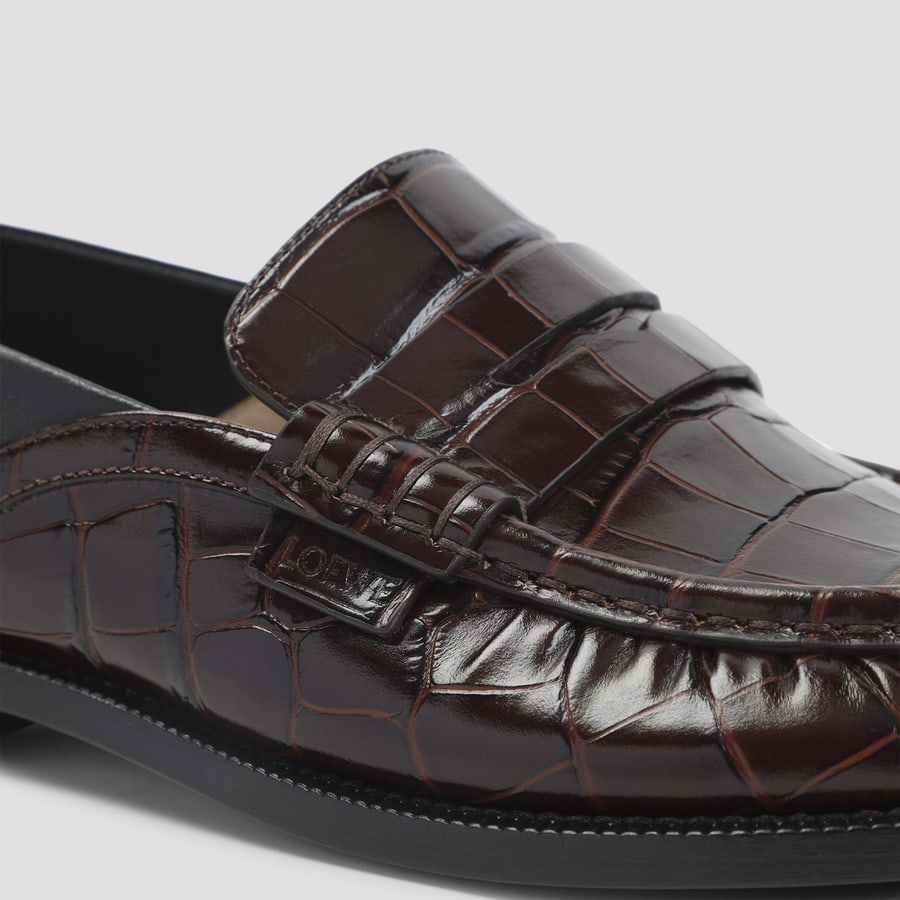 Loewe Loewe Campo Flap Back Loafers, view 6