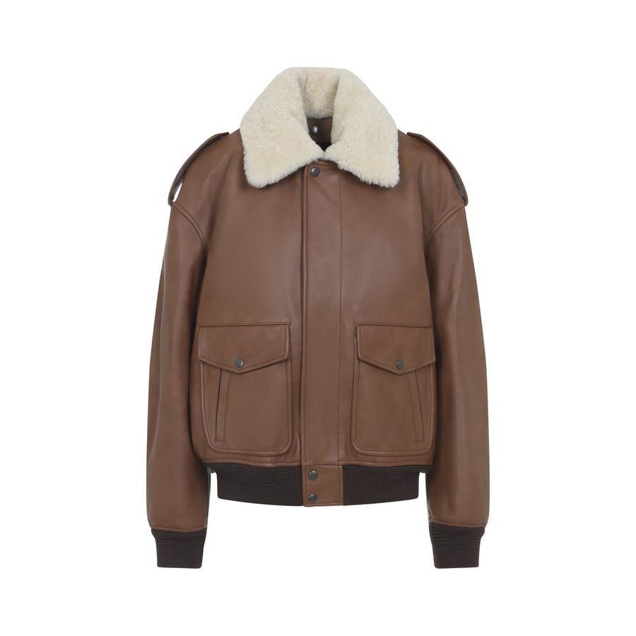 Saint Laurent Saint Laurent Aviator Jacket, view 2