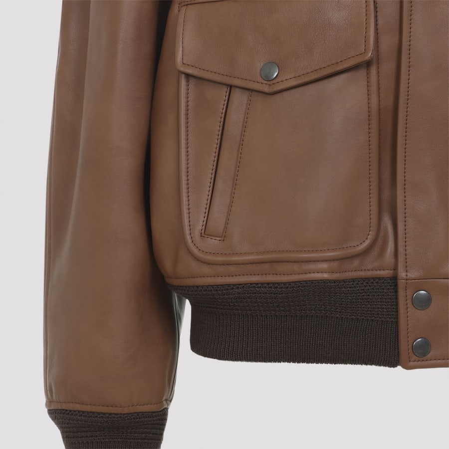 Saint Laurent Saint Laurent Aviator Jacket, view 5