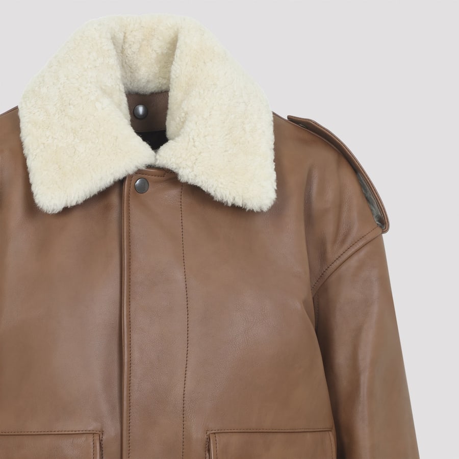 Saint Laurent Saint Laurent Aviator Jacket, view 6