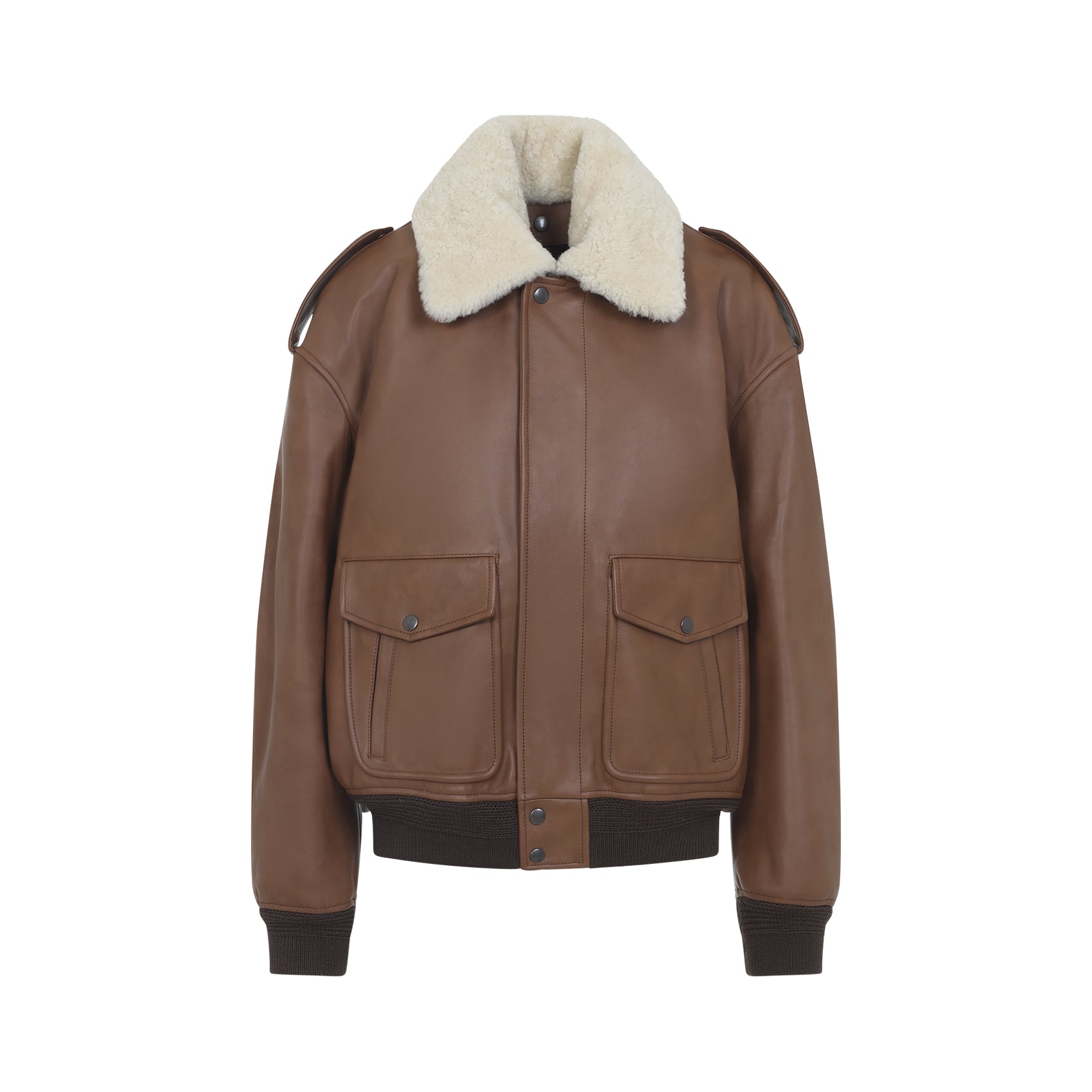 Saint Laurent Saint Laurent Aviator Jacket, view 2
