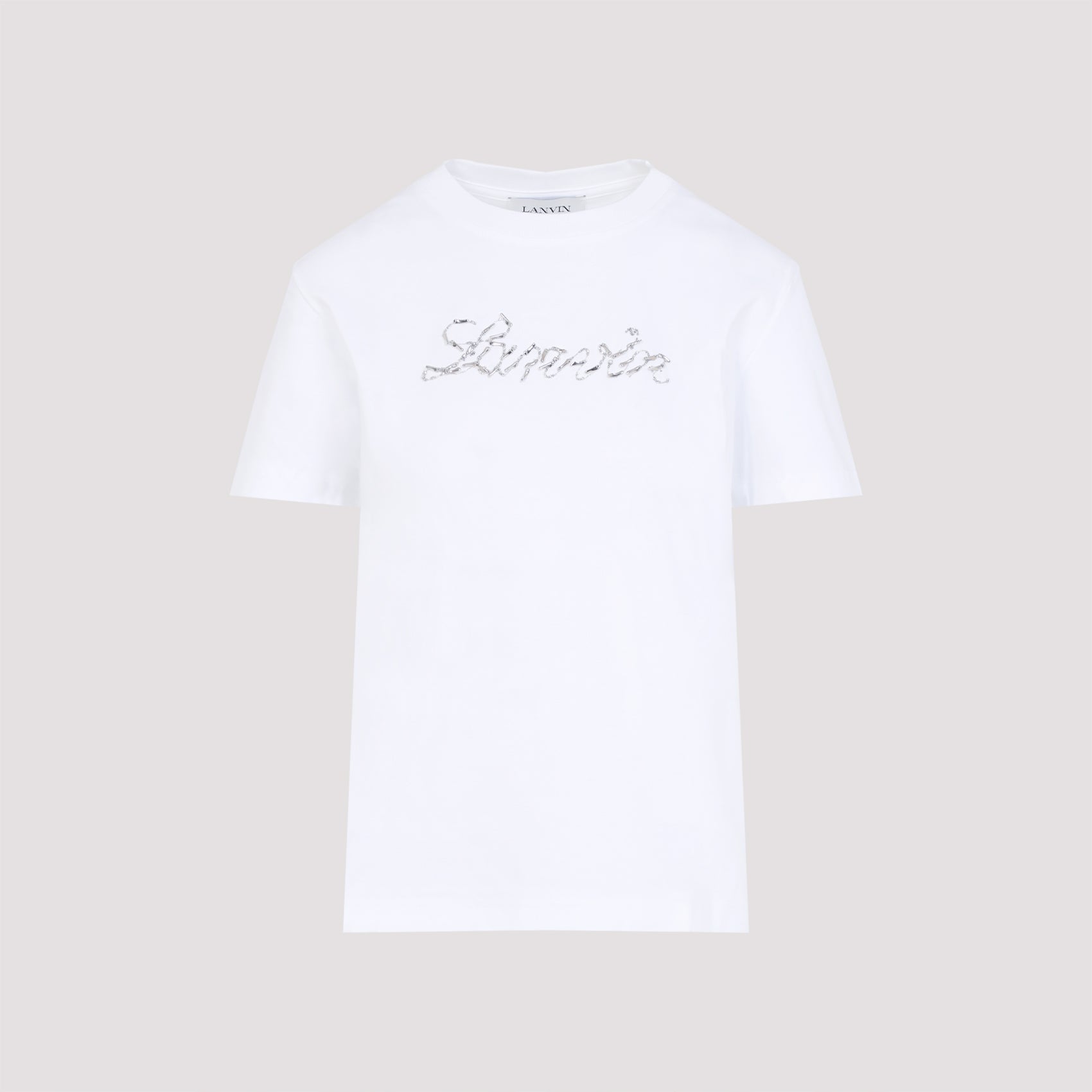 LANVIN Lanvin Embroidered Script Logo T-shirt