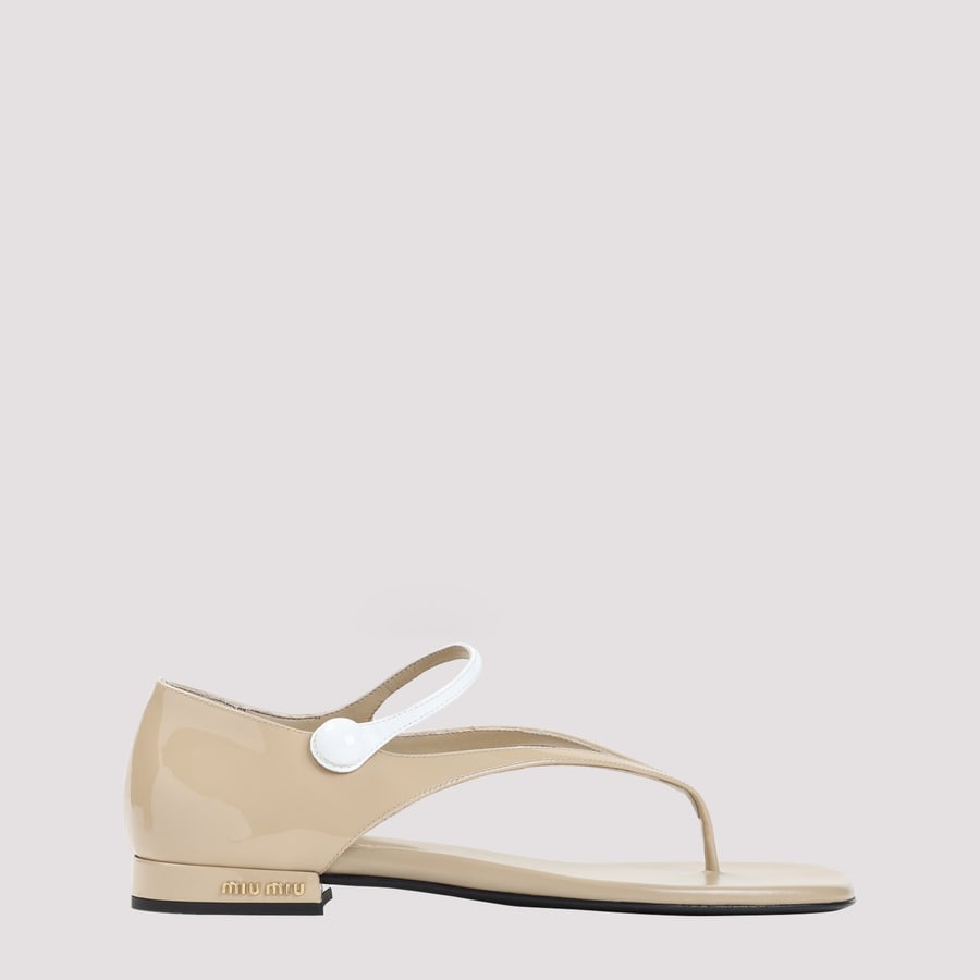 Miu Miu Miu Miu Calf Leather Sandals