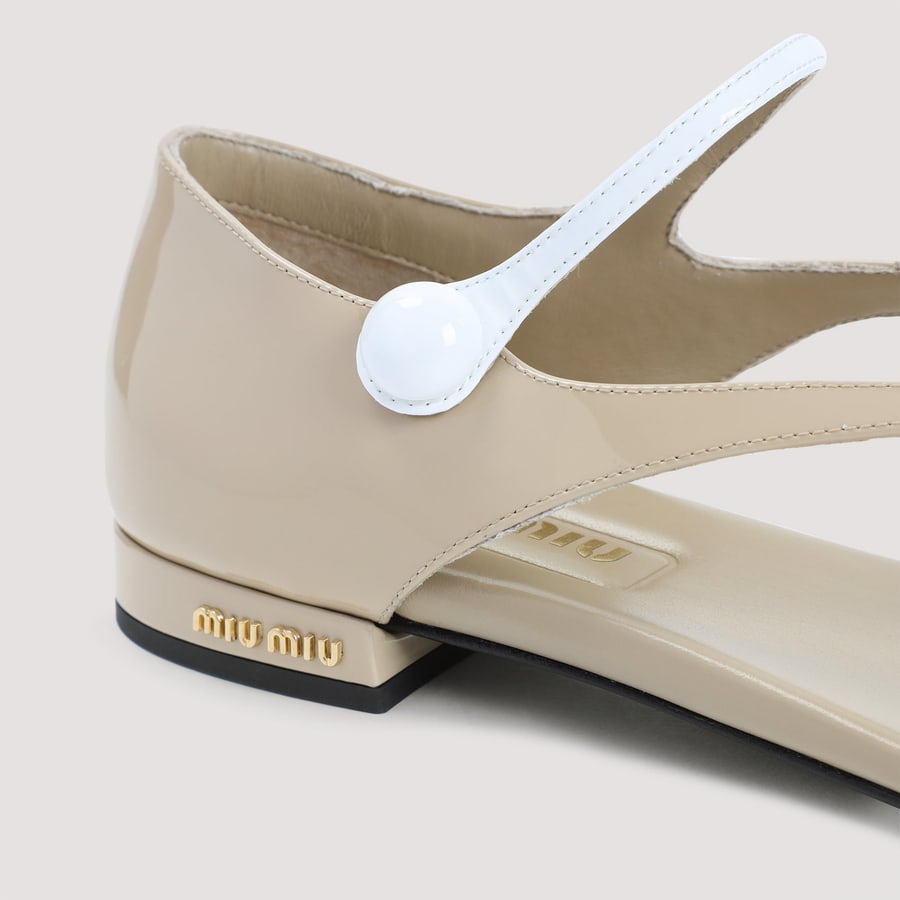 Miu Miu Miu Miu Calf Leather Sandals, view 6