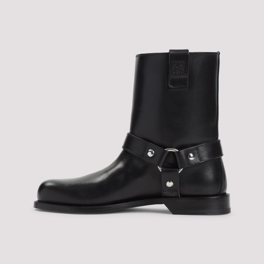 Loewe Loewe Campo Biker Shearling Boots, view 4