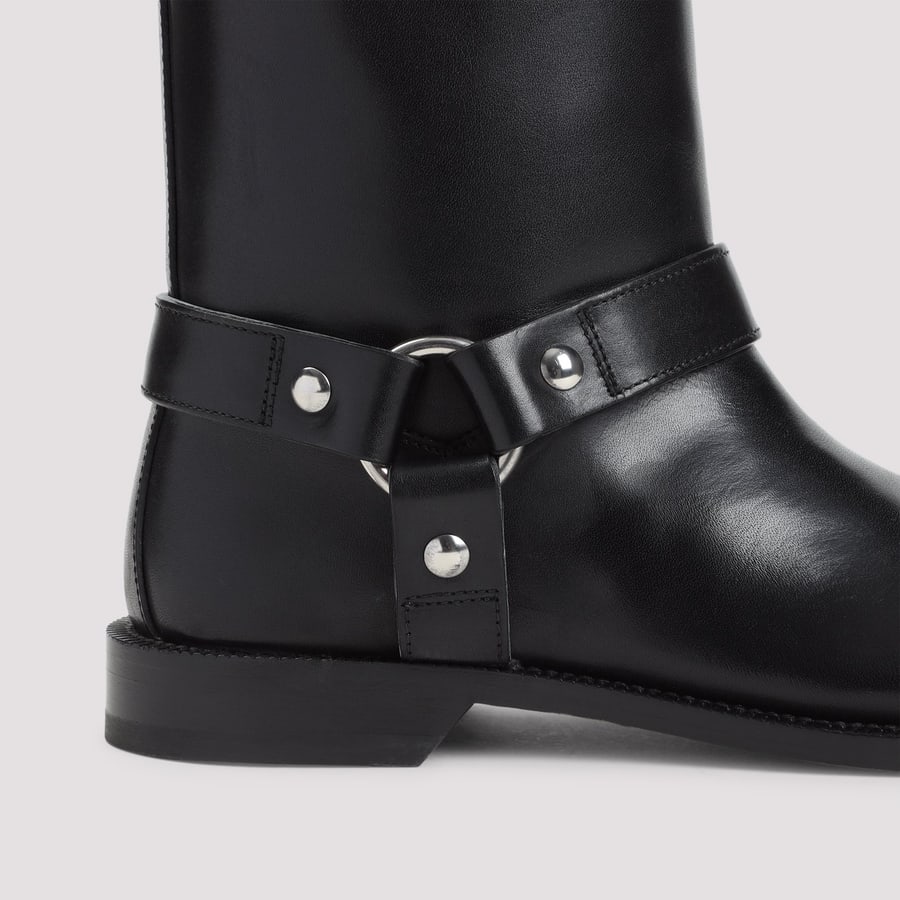 Loewe Loewe Campo Biker Shearling Boots, view 6
