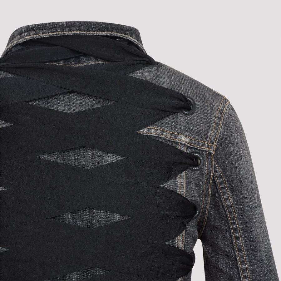 Balenciaga Balenciaga Lace Up Jacket, view 5