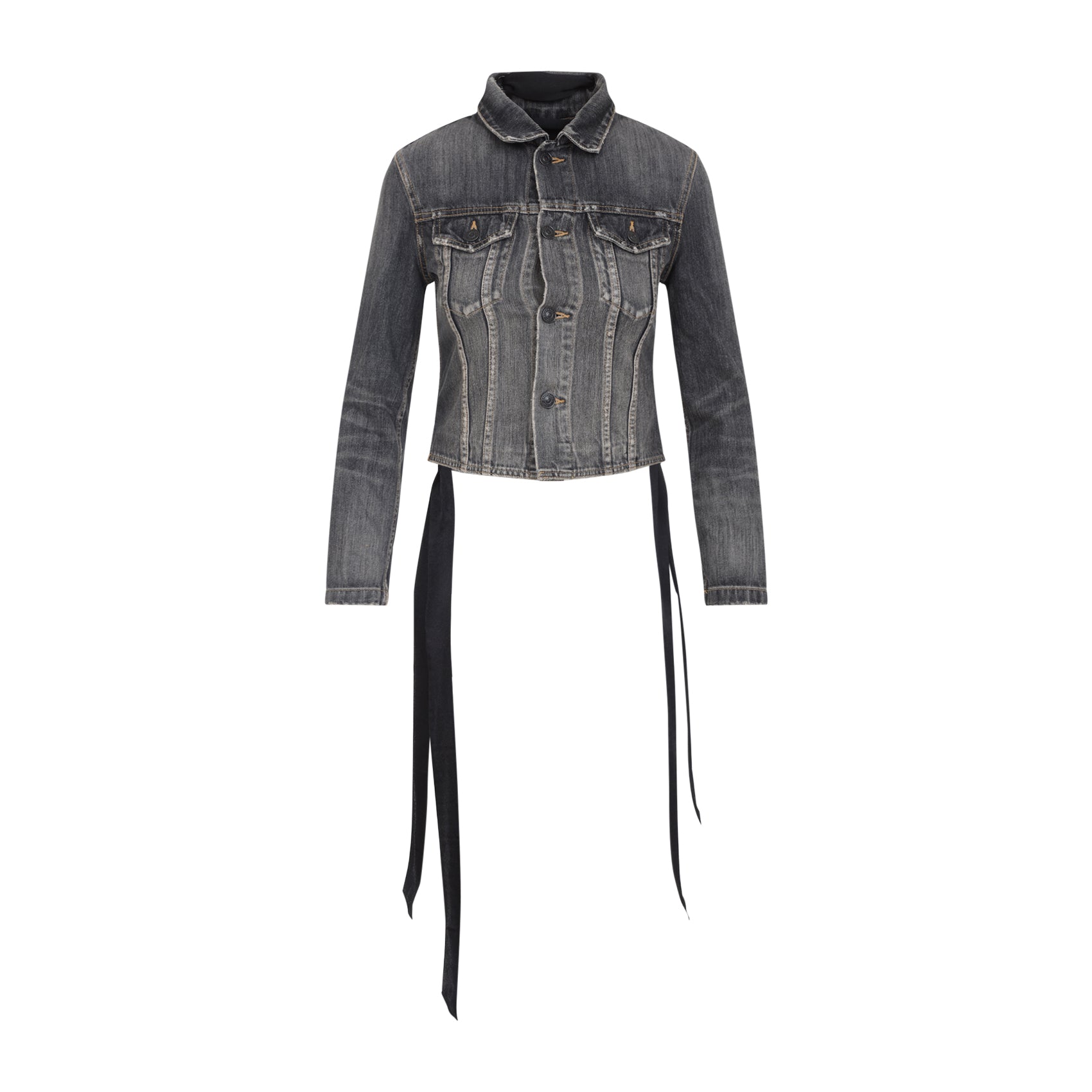 Balenciaga Balenciaga Lace Up Jacket, view 2