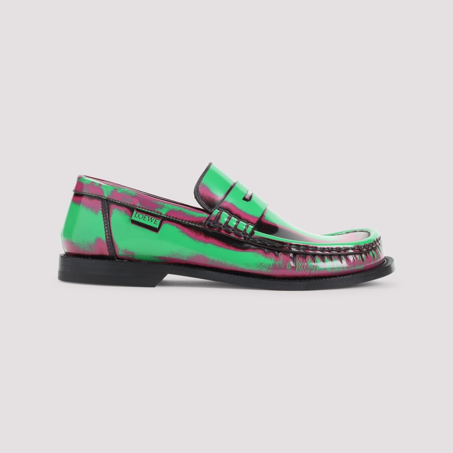 Loewe Loewe Campo Brushed Loafers, view 3
