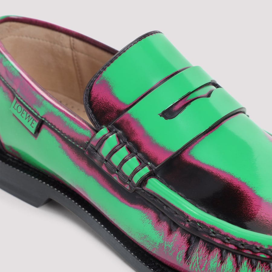 Loewe Loewe Campo Brushed Loafers, view 6
