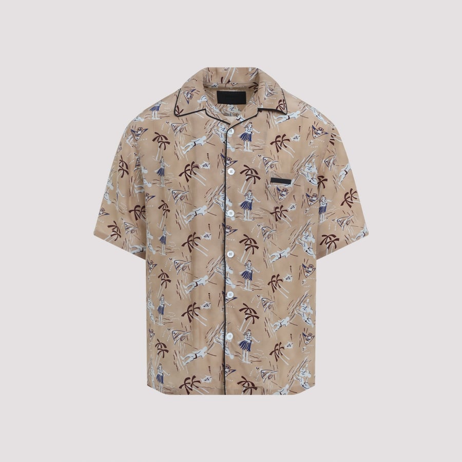 Prada Prada Viscose and Silk Shirt, view 3