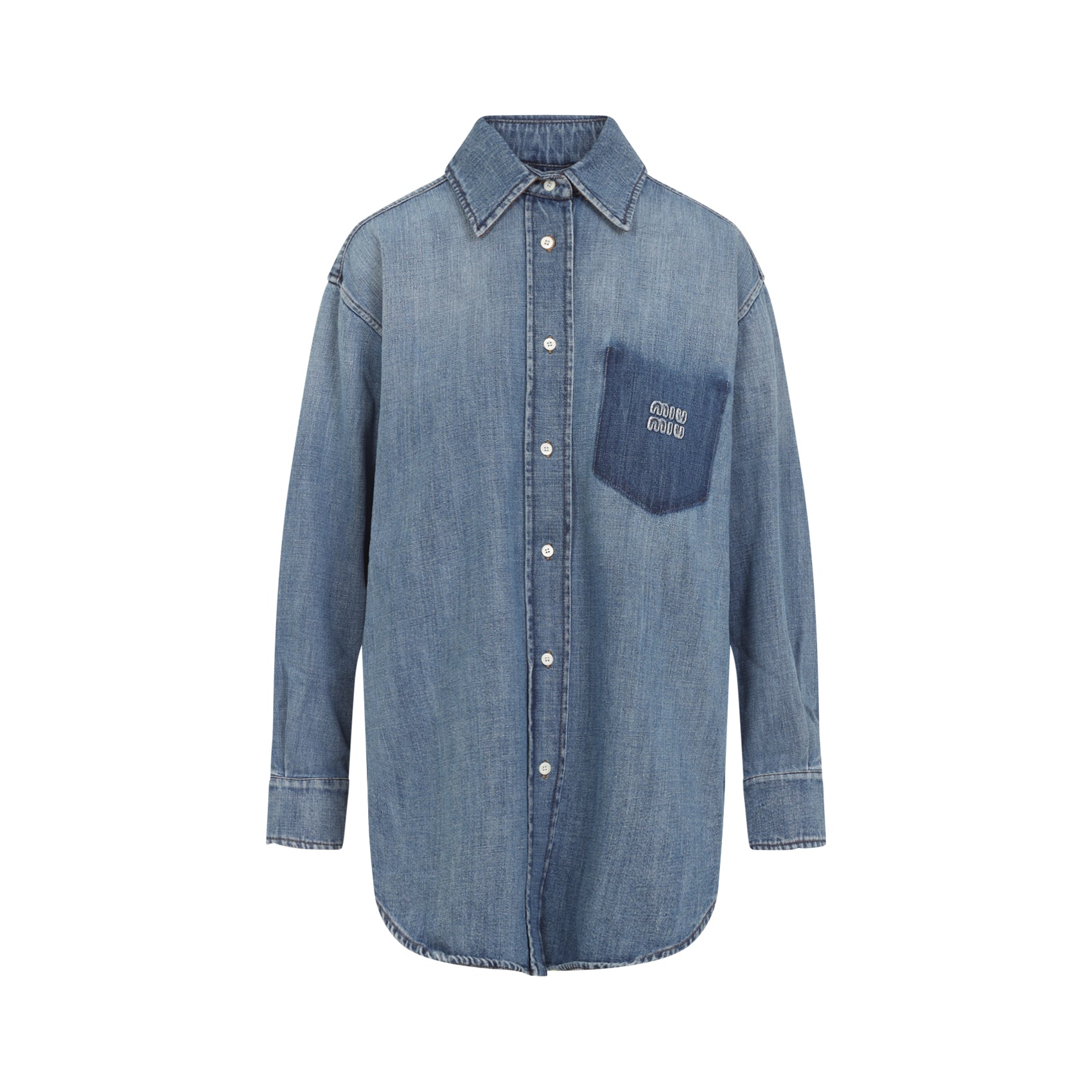 Miu Miu Miu Miu Denim Shirt, view 2
