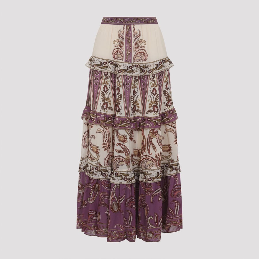FARM RIO Farm Rio Delicate Ainika Long Skirt, view 3
