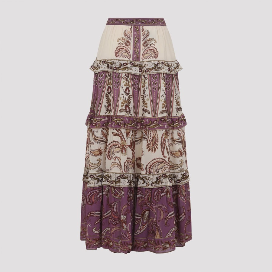 FARM RIO Farm Rio Delicate Ainika Long Skirt, view 4