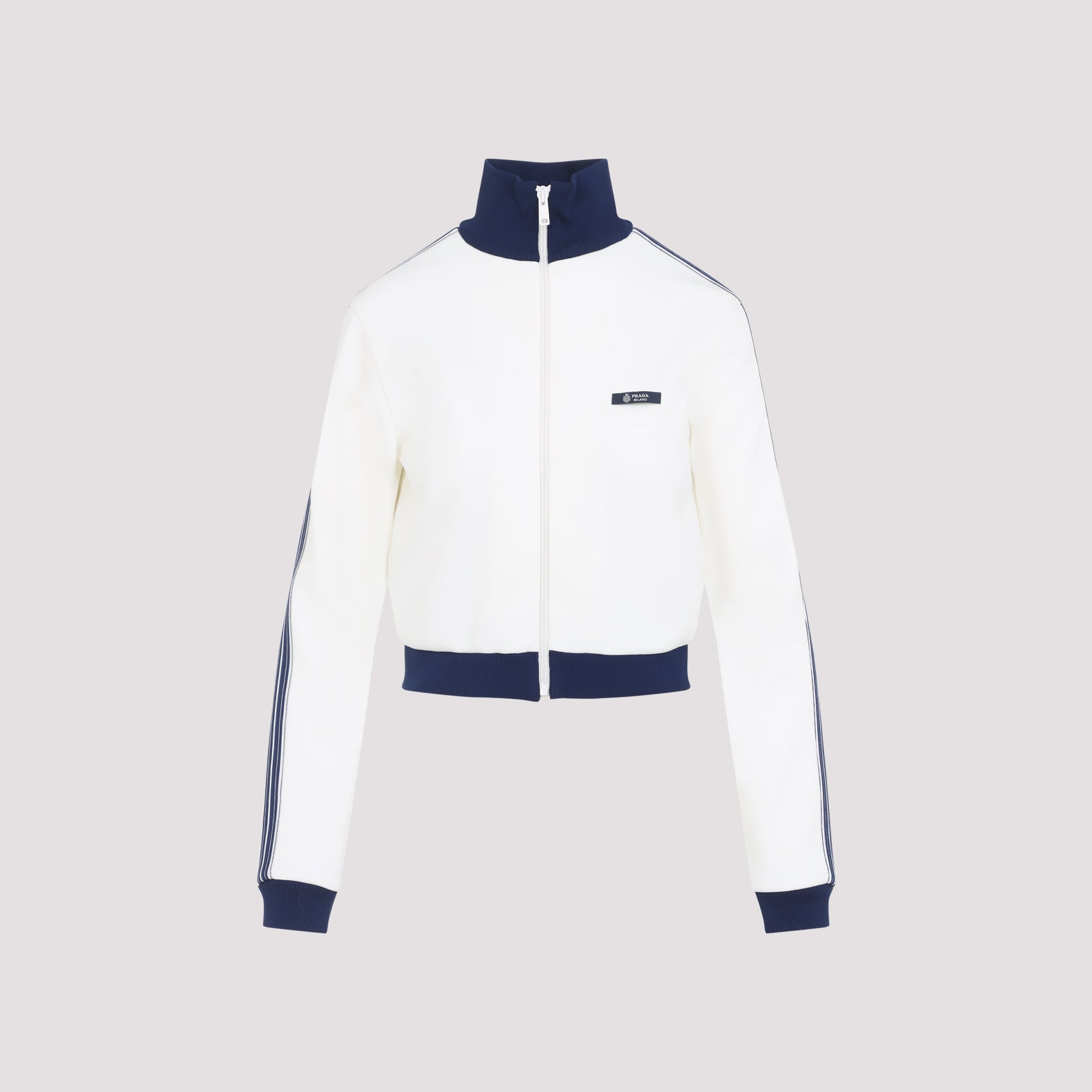Prada Prada Zip-Up Logo Jacket