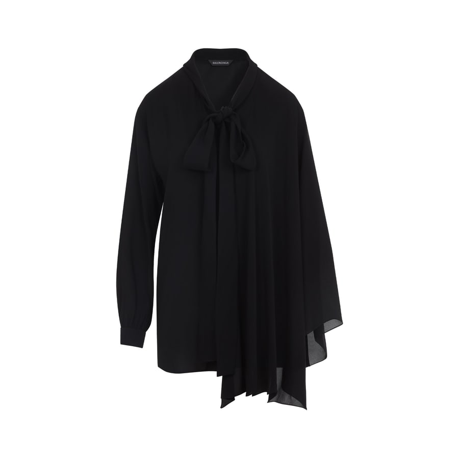 Balenciaga Balenciaga Scarf Blouse, view 2