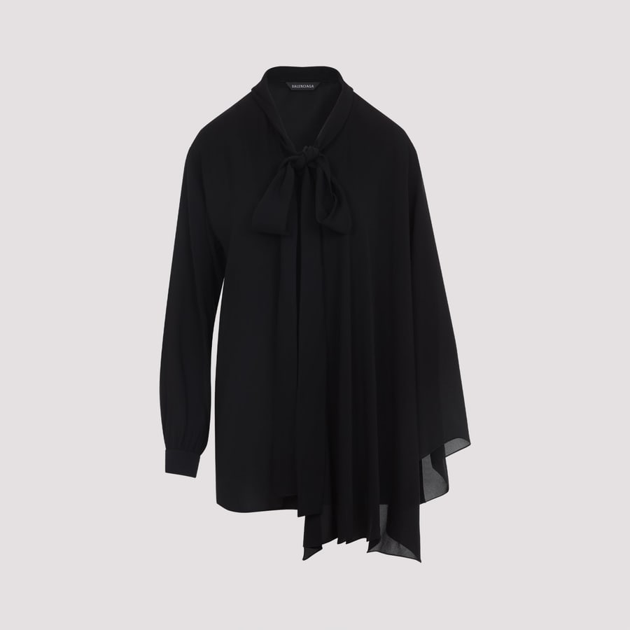 Balenciaga Balenciaga Scarf Blouse, view 3