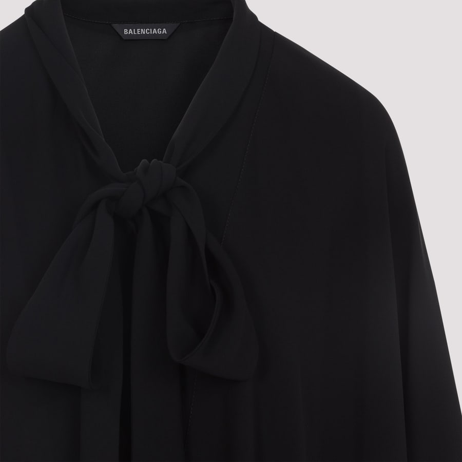 Balenciaga Balenciaga Scarf Blouse, view 6