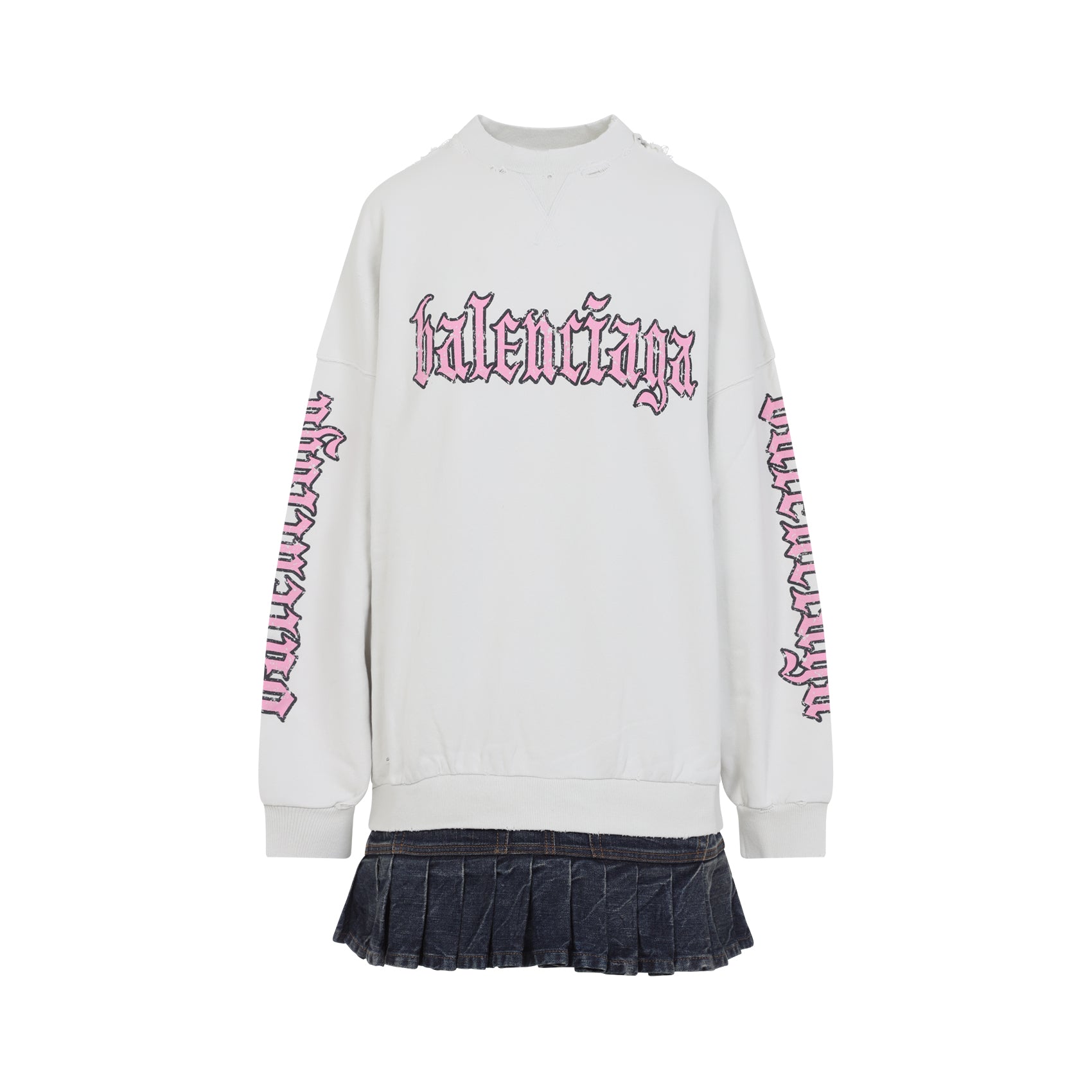 Balenciaga Balenciaga Hybrid Mini Dress, view 2