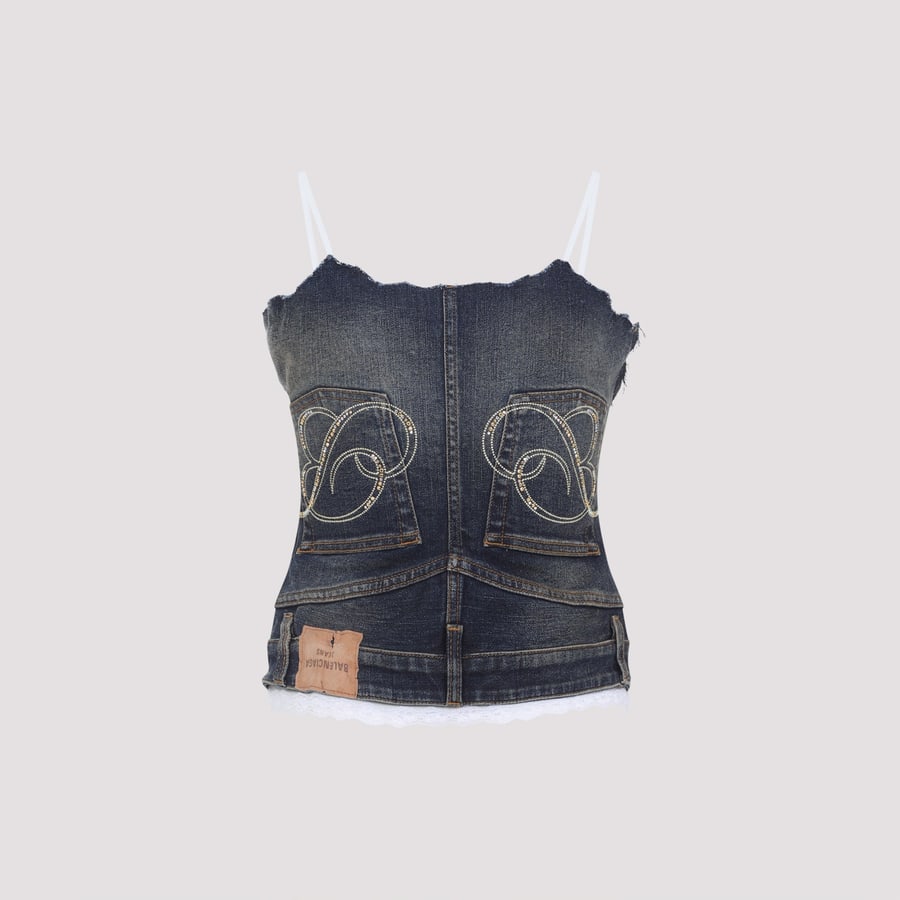 Balenciaga Balenciaga Patched Top, view 4
