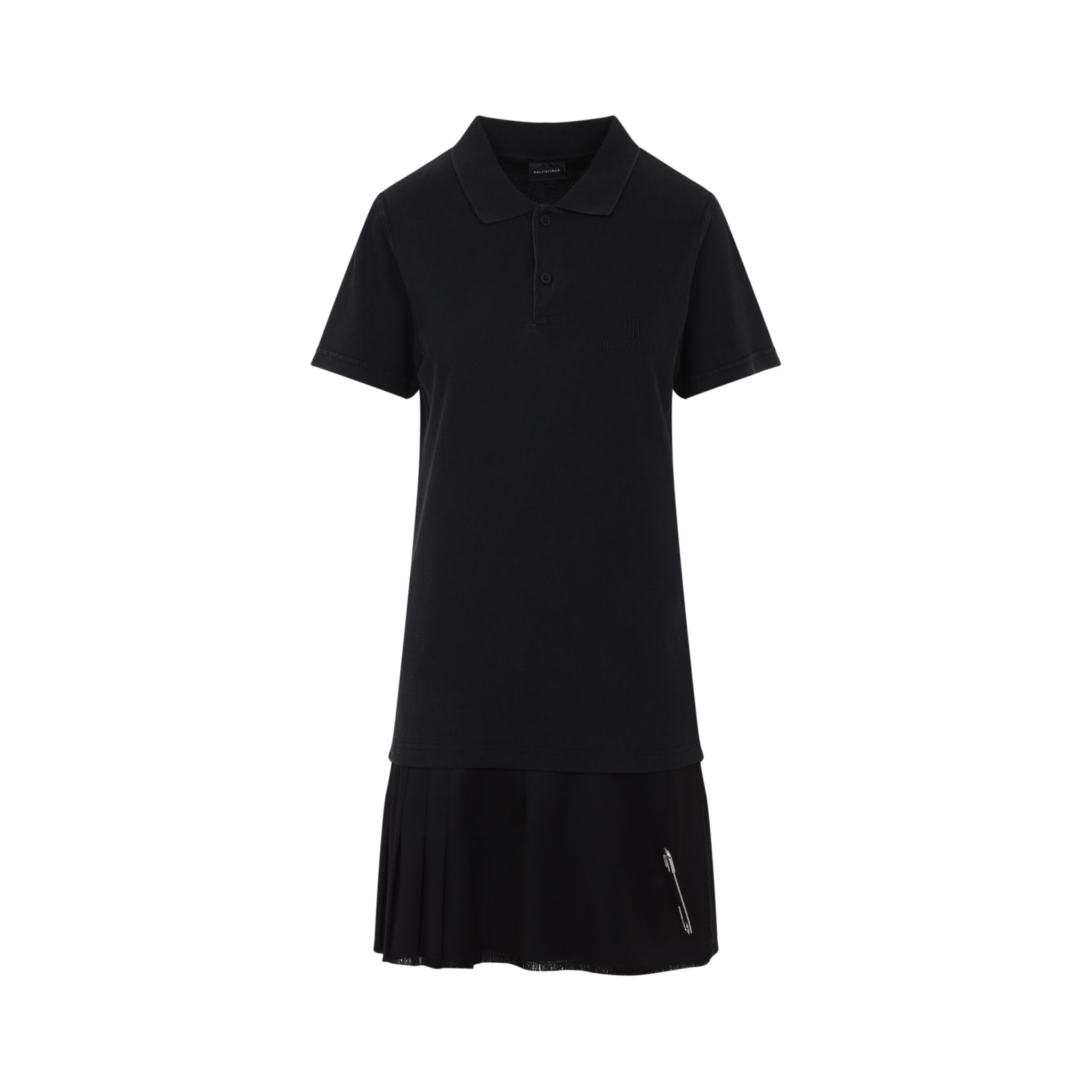 Balenciaga Balenciaga Layered Polo Mini Dress, view 2