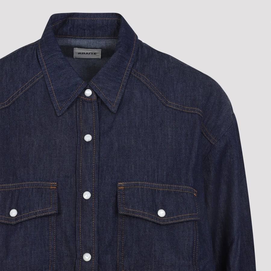 KHAITE Khaite Grenon Shirt, view 5