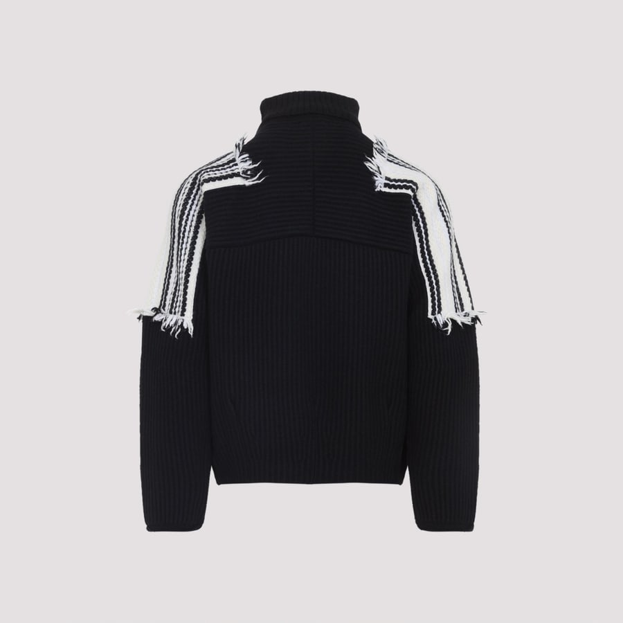 MORDECAI Mordecai Jacquard Stripe Turtle Neck, view 4