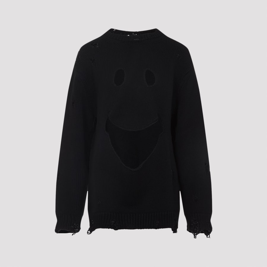 Moschino Moschino Smile Cropped Sweater