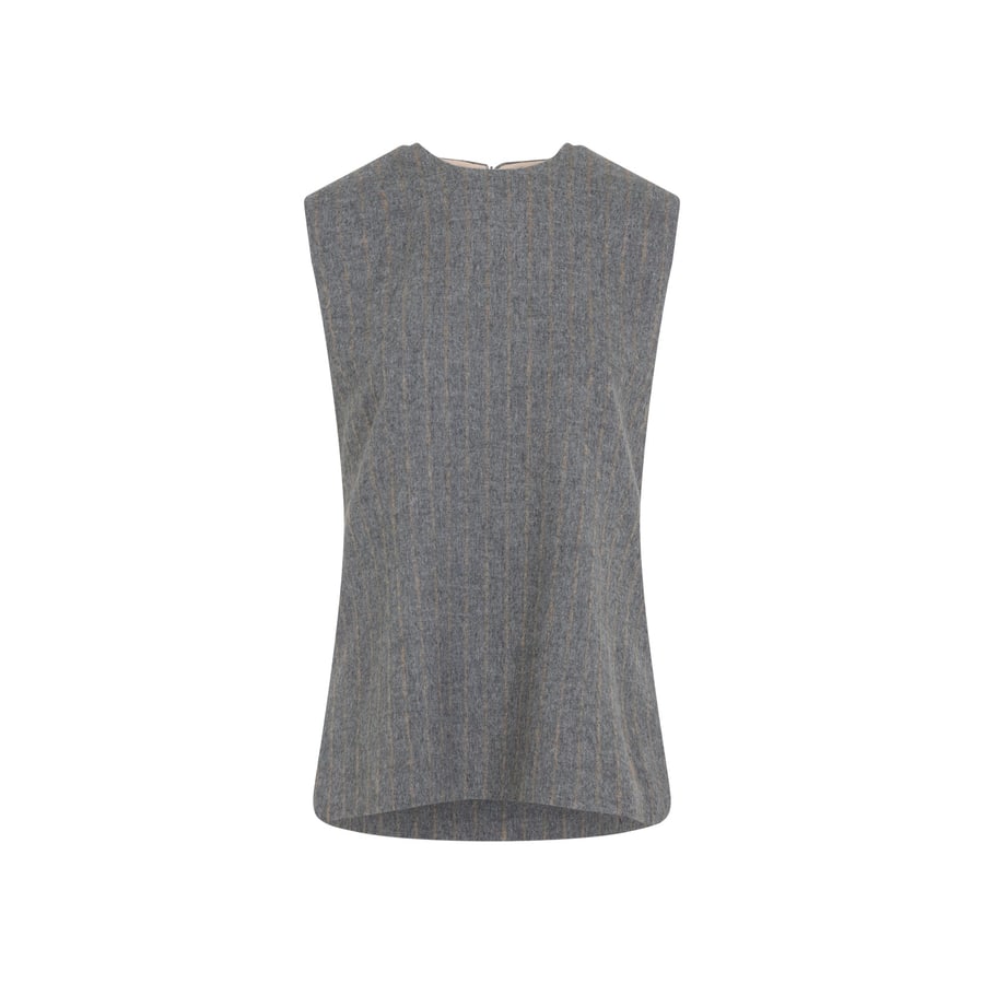 CARVEN Carven Sleeveless Shift Top, view 2