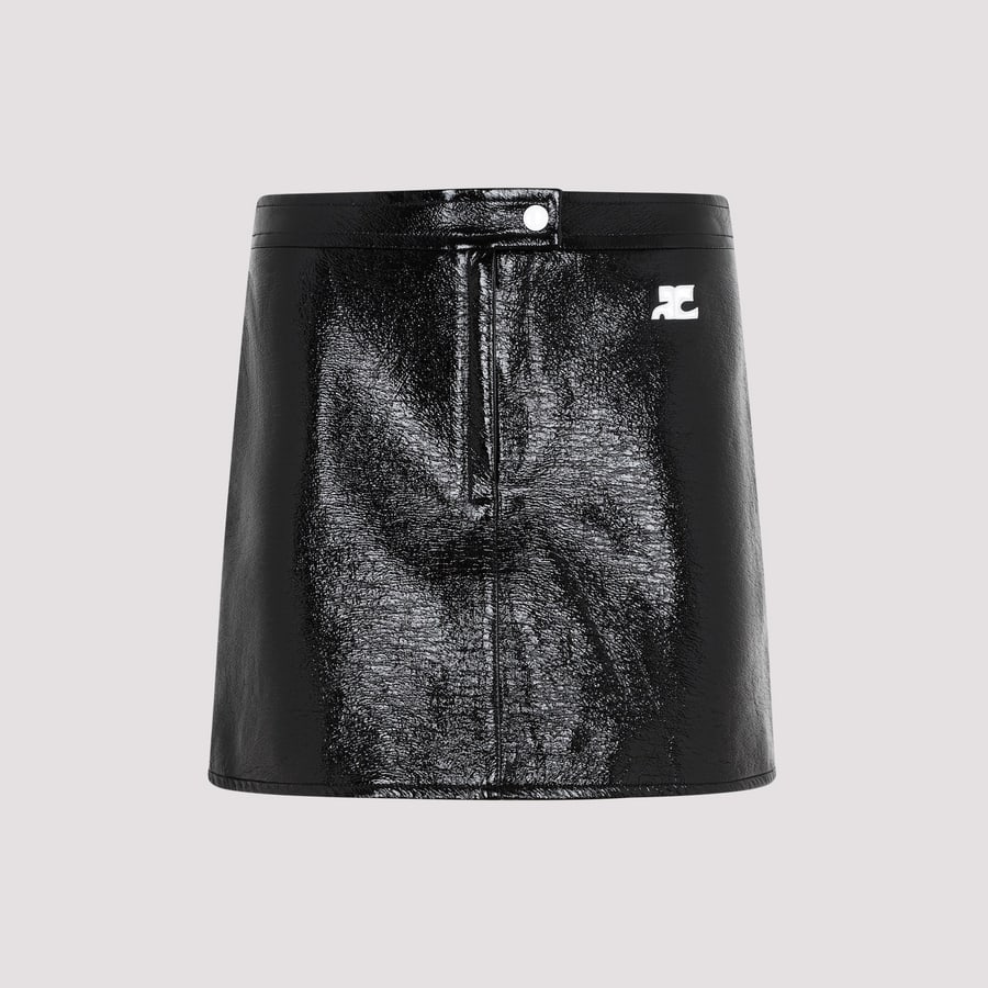 COURREGES Courrèges Vinyl Mini Skirt, view 3